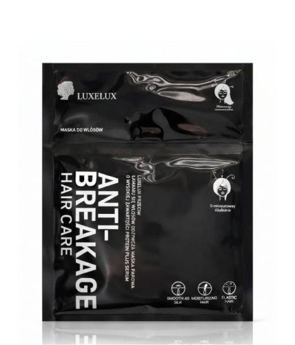 LUXELUX Maska Parowa do Włosów do włosów łamliwych proteinowa z serum 1 sztuka.jpg